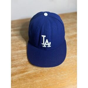 New Era Los Angeles Dodgers MLB Baseball Cap Royal Blue 59FIFTY Size 7 Authentic
